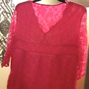 Lace Blouse with beautiful Under Liner